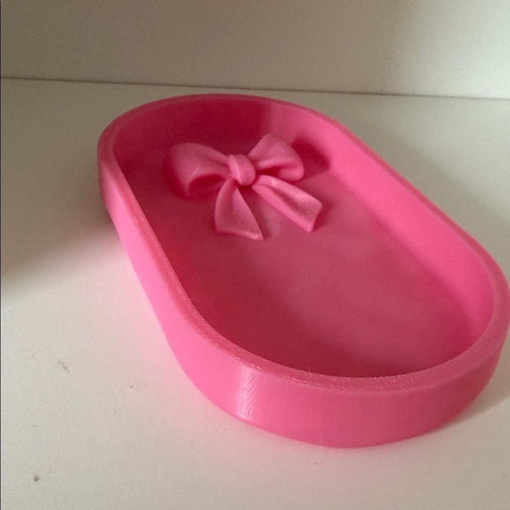 Pink Ribbon Jewelry Tray - Picture 3 of 6